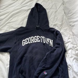 Georgetown University Reverse Weave Champion Sweatshirt
